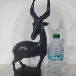 Solid Hand-Carved Antelope 