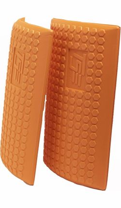 TSE Safety TSE-PPKS TSE-PRO Heavy Duty Padding Pocket Knee Savers with Extra Thick Foam Cushion, Soft Inner Liner, Adjustable One Size, Hi-Viz Orange