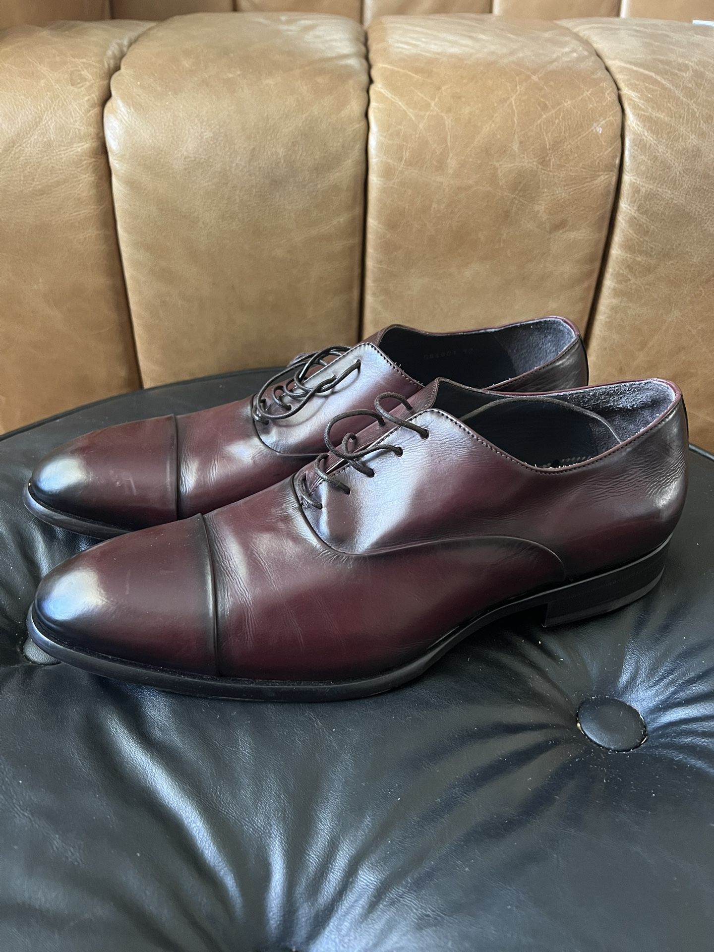 To Boot New York Faro Bordeaux Burgundy‎ 351923 Men Oxford Leather Shoes Size 10 Amazon.com | TO BOOT NEW YORK Men main image 3