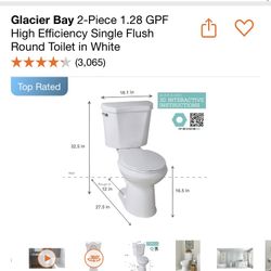 Glacier Bay - Round toilet
