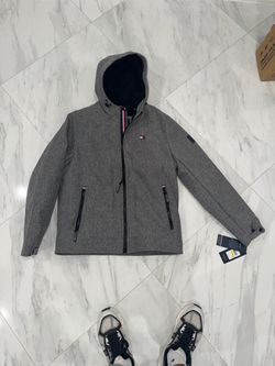 Tommy Hilfiger Gray Hooded Zip Jacket