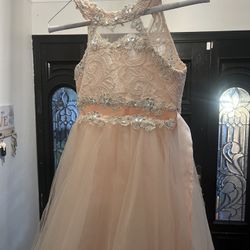 Formal Girls Dress Pink Wedding Quince