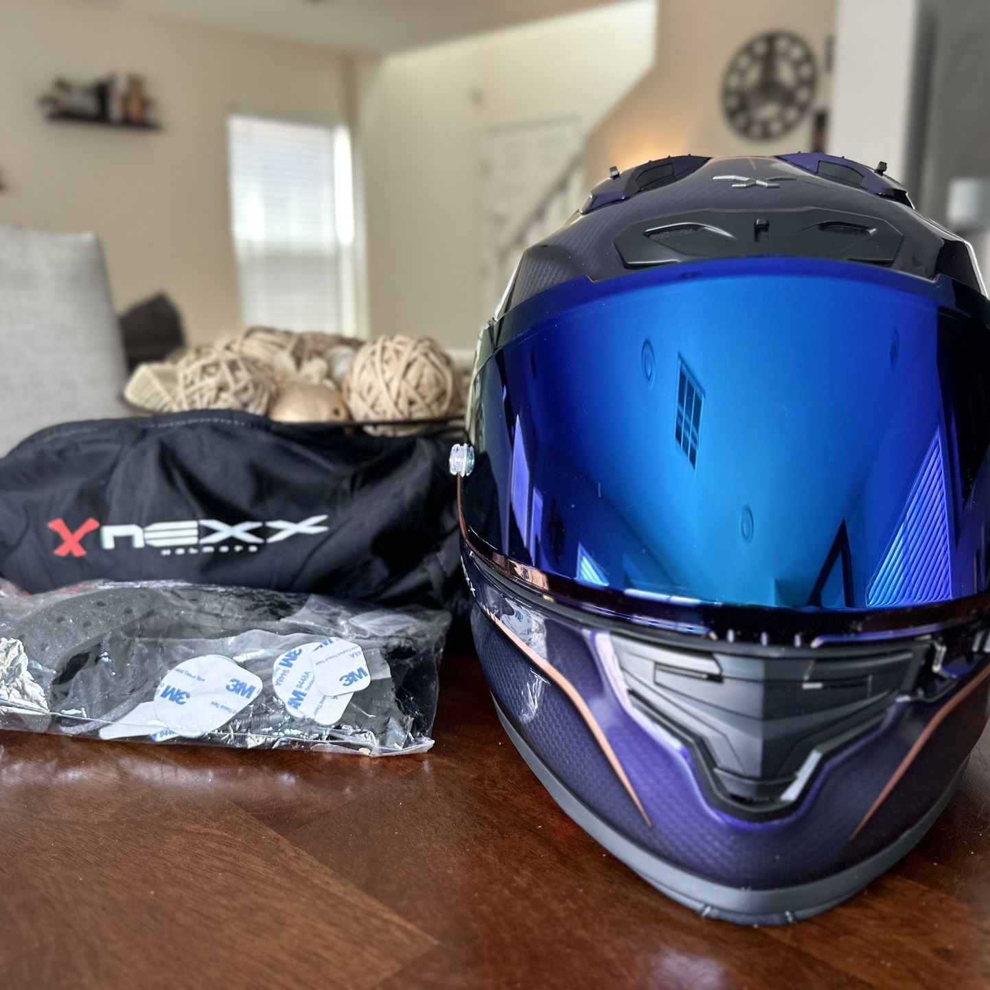 NEXX XR3R X-Pro Hahibis Carbon Fiber Racing Motorcycle Helmet Size