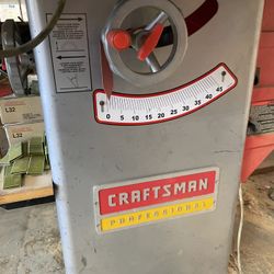 craftsman professional table saw