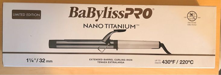 BaBylissPRO Nano Titanium Curling Iron 1¼"