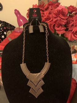 New necklace color copper