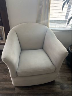 Beige Rene Cazares Arm Chairs