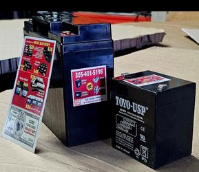 New battery for alarm systems, 3-month warranty