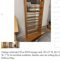 CD & DVR Storage Or Shoe Rack