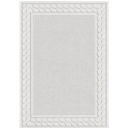 Picket Fences 7'9" X 10'10 Natural Area Rug, New