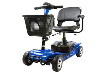 Monoprice 4-Wheel Mobility Scooter Electric Blue 43568