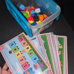 Counting Blocks With Activity Cards