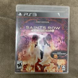 Saints Row Gat Out Of Hell First Edition Ps3 Game
