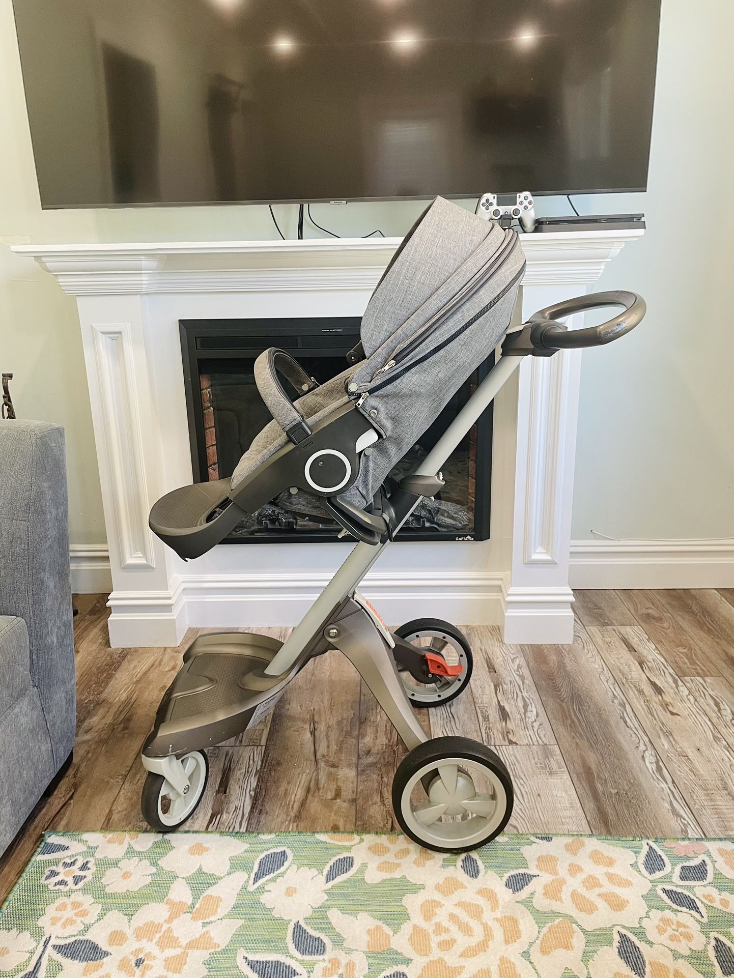 Stokke Xplory Grey Melange Kids Baby Stroller  