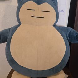Snorlax plushie 22in H & 22in W from hand to hand #pokemon