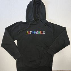 Astro World Travis Scott black pullover hoodie size small wish you were here