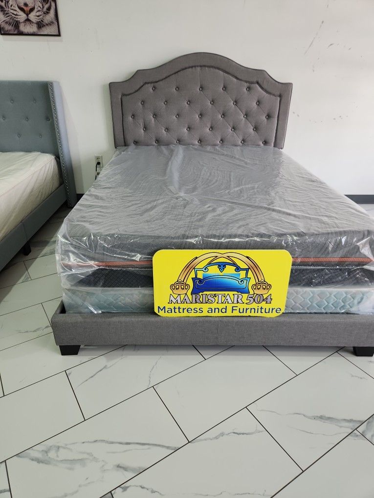 Queen Sizes Bed With Mattress