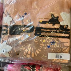 Sp5der Hoodie Peach