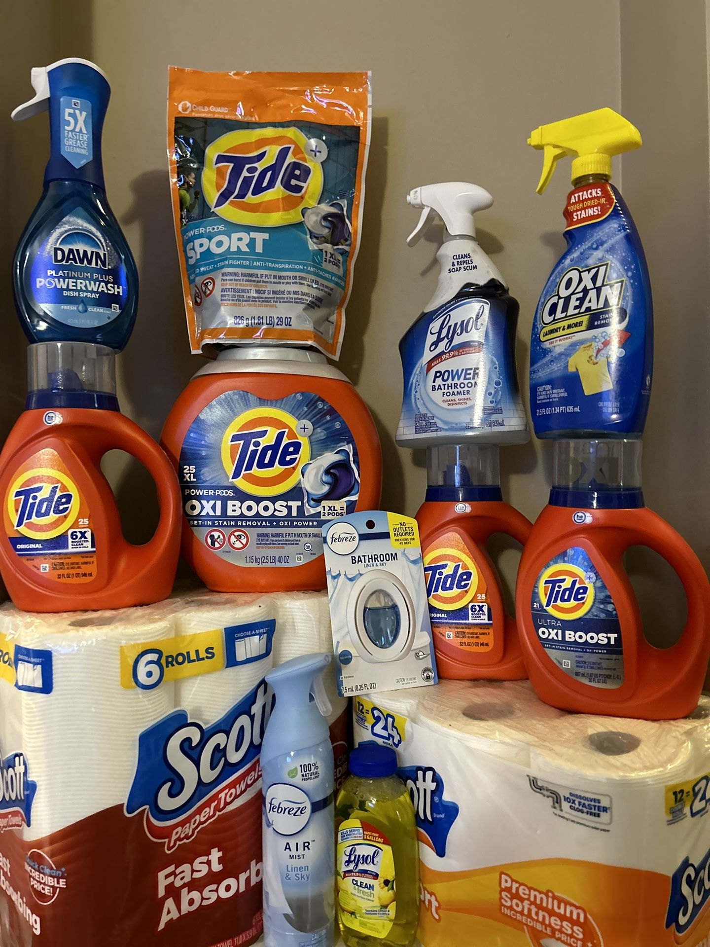 Household Bundle Tide/Scott/Lysol