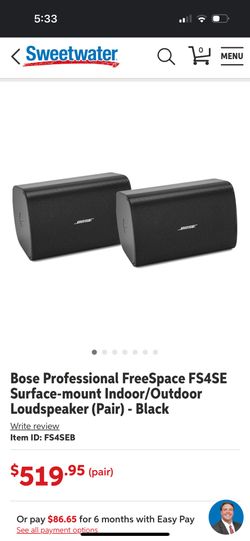 Bosé Outdoor Speakers 