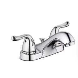 Brand New Bathroom Faucets – Set of 4 (Chrome Finish)