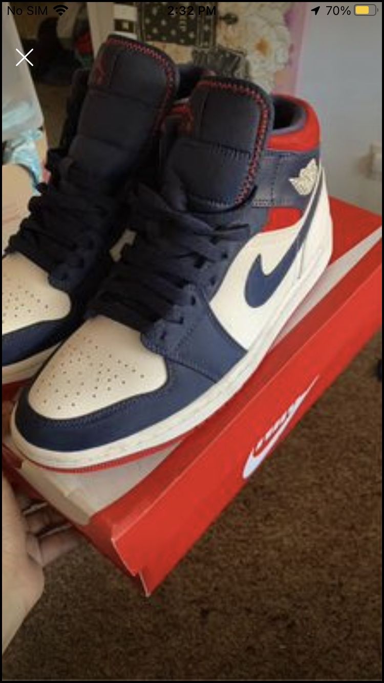 USA Air Jordan Ones Size 9 