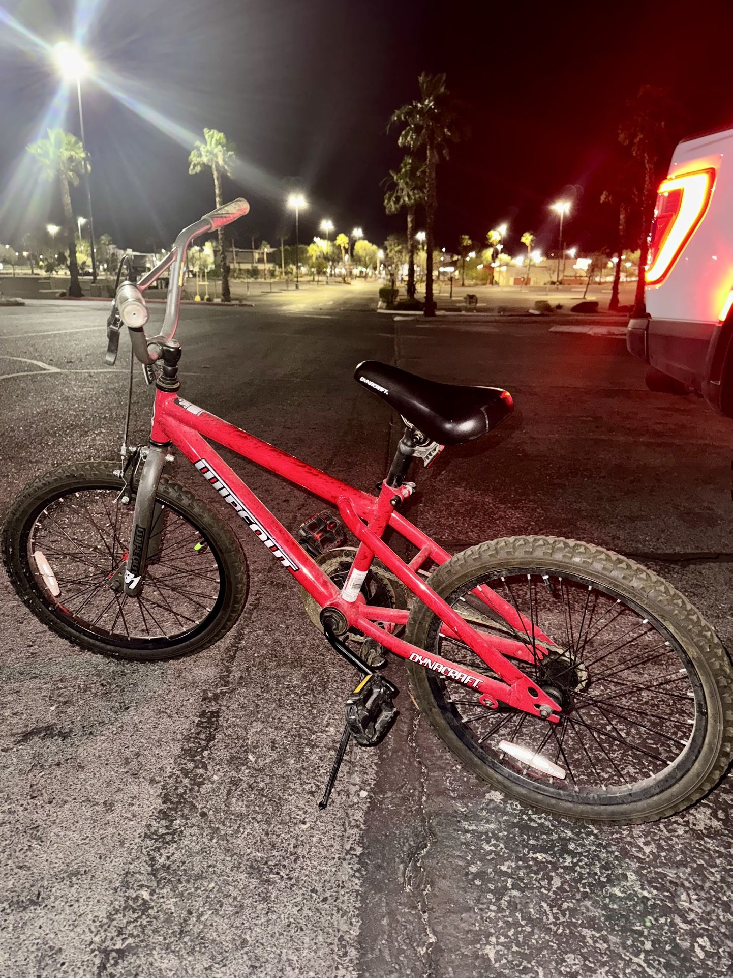 Flare Bmx Bike Red 20” Dynacraft Wipeout Bmx Bike - Main Image