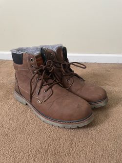 Quatchi Brown Faux Fur Lined Ankle Snow Boots (Men’s Size 11/EUR 44)