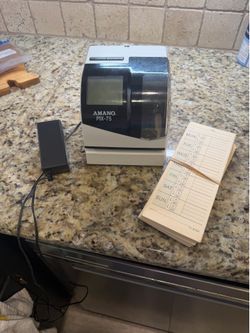 Electric Time Clock + Tine Cards