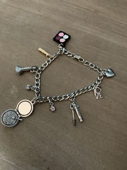 I love Makeup Charm Bracelet