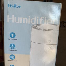 Waitor Cool Mist Humidifier, 3L Top Fill Ultrasonic Air Humidifier for bedroom