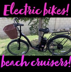 E-bike Beach Cruiser