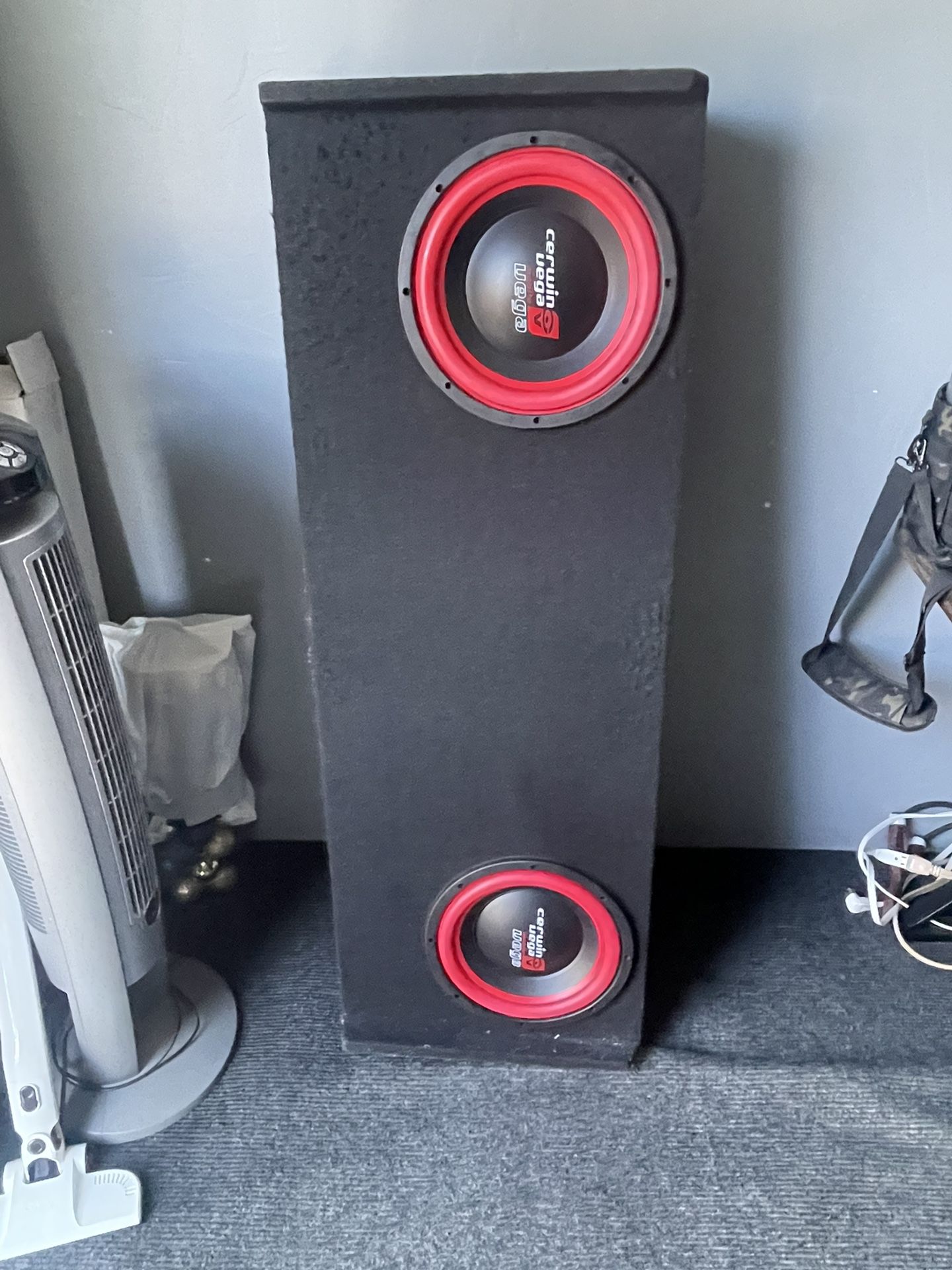 Cerwin Vega 10" Subwoofer Box - 2x 10" Vega Series Subs! [2, 3]