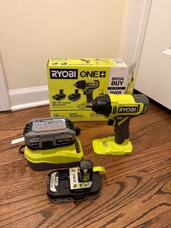 ONE+ 18V Cordless 3/8 in. Impact Wrench Kit with (1) 4Ah Battery, (1) 2Ah Battery, and Charger