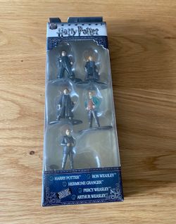 Harry Potter Nano Die-Cast Metalfigs 5 Pack Figure Set New