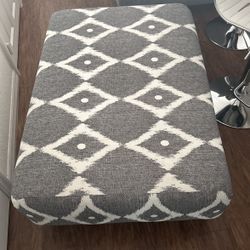 Carole Court Gray Cocktail Ottoman