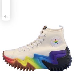 pride Converse Platform Hightops Size 13 