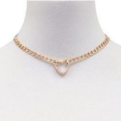 🎉BLOW OUT PRICE! 🎅🏻“ GUESS  Gold -Tone  mixed metal Necklace  / Lindo collar fantasía color dorado  gargantilla lindo para un regalito 🎁