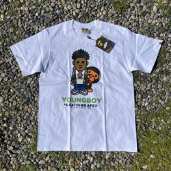 BAPE x YoungBoy Never Broke Again Milo Tee  Size Medium