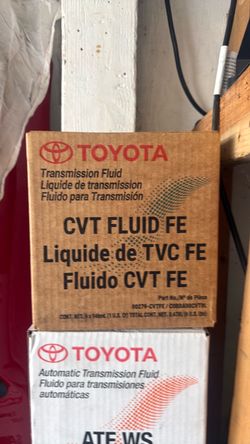 Authentic toyota fluids