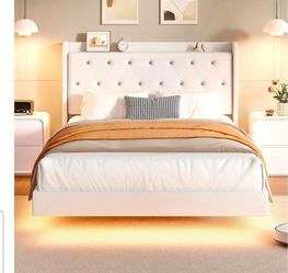 Queen Size Floating Bed Frame