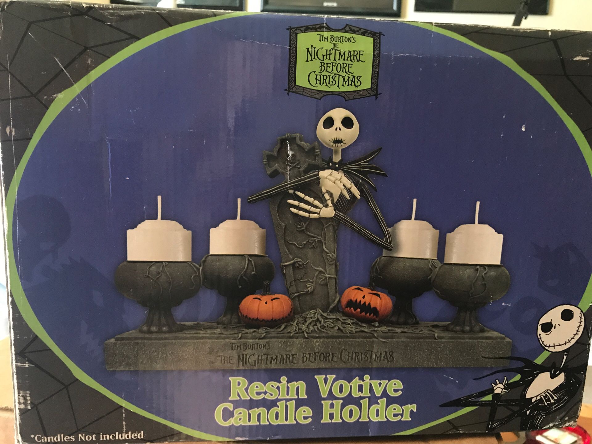*Rare* The Nightmare before Christmas Resin Votive Candle Holder