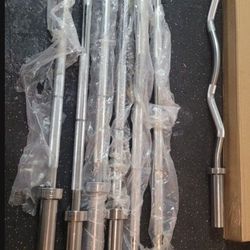 Olympic Bar And Curl Bar 