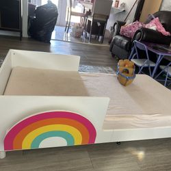 Toddler Bed With Matress 