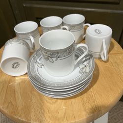 Vintage Bavaria Porcelain Expresso Tea Sets (11 pieces)