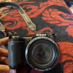 Black , Nikon L110  15x Wide Optical Zoom Vr 