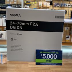 Sigma 24-70mm F2.8 Lens For Sony 