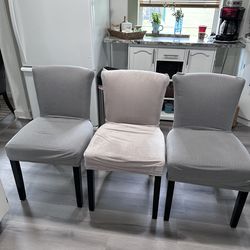 3 dining chairs