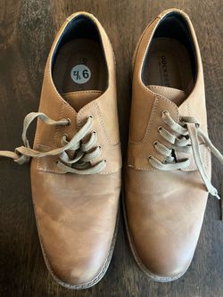 Dockers Men's Tan Oxford Dress Shoes Size 9.5