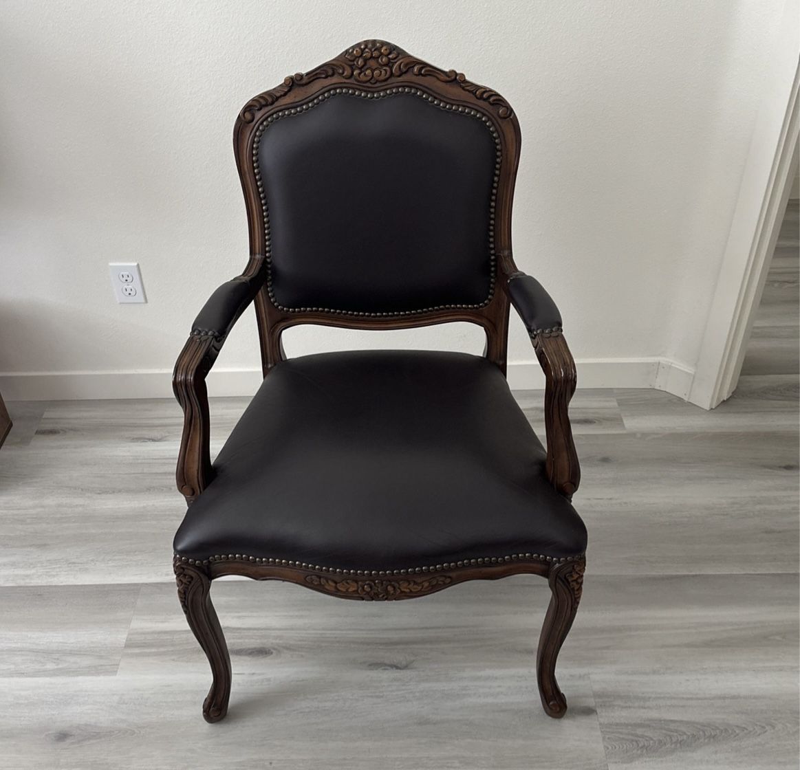 Armchair French Rococo Period 18th Century Brown Frame